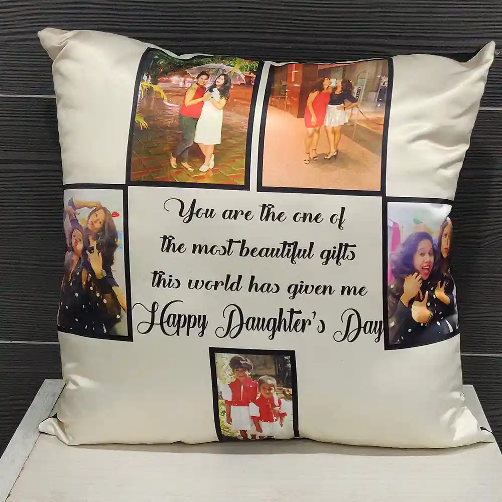 Personalized Daughter's Day Cushion